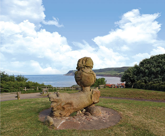 Millenium Boggle Statue, Robin Hood's Bay